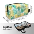 thumbnail image 4 of Goofa Pineapples1 Printed Toiletry Bag with Handle,Large Capacity Travel Makeup Cosmetic Bag for Women, Carry on Airport Airline Compliant Bag, 4 of 9