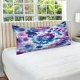 thumbnail image 4 of Tie-dye Art Plush Pillow Cases Standard Size Ultra Soft Warm Pillowcases with Zipper 20"x26", 4 of 9