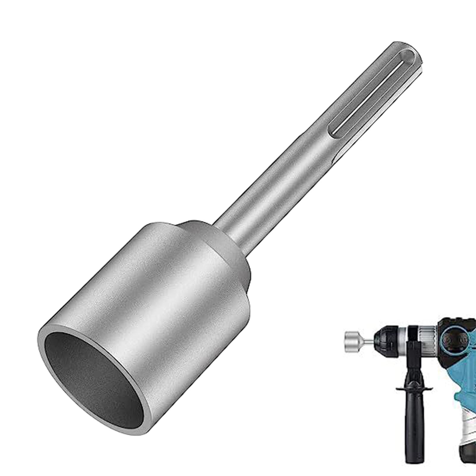 Ground Rod Driver Bit, Drill Grounding Rods, Heavy Duty Durable Ground Rod Bits Driver, Steel Drill Bit Driver 5 Pits Handle 45mm