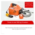 thumbnail image 4 of Electric Winch,500KG Load Portable Electric Winch Traction Hoist Manual/Remote Control/Wire Control Electric Hoist Hoist Lifting Tool ,Outstanding Load Capacity, 4 of 5