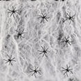 thumbnail image 3 of FGY Spider Web Decoration 480 Sqft Stretchable Halloween Cobwebs with 20 Fake Spiders for Indoor/Outdoor, 3 of 5