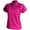Fuchsia/Black, variant on Finden & Hales Womens Coolplus Piped Sports Polo Shirt
