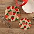 thumbnail image 2 of Coolnut Delicious Strawberries Pot Holders Trivets Set 2Pcs, Potholders for Kitchens, Pure Cotton Thread Weave Trivets for Hot Dishes/Pot/Bowl/Teapot/Hot Pot Holders Home Decor Gifts, 2 of 7