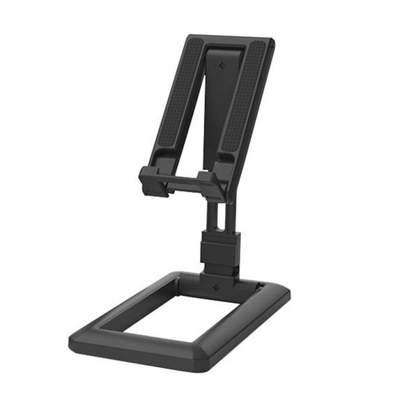 Phone Holder Retractable Desktop Tablet Bracket Stand Retractable Tablet Plastic Non-slip Mobile Stand for Home Office, Black