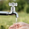 thumbnail image 4 of BESTYASH Cabezal Cruzado De Repuesto Para Llave De Agua Con Victoriano Plateado, 4 of 8
