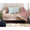 thumbnail image 3 of · REDEARTH · Printed Throw Pillow Cushion Covers-Woven Decorative Farmhouse Cases Set for Couch, Sofa, Bed, Chair, Dining, Patio, Outdoor, car; 100% Cotton (18"x18"; Blue1) Pack of 2, 3 of 6