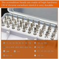 thumbnail image 2 of Dww-tournevis Kit de Précision, 32-en-1 Mini Kit de Tournevis Clés Outils de Réparation pour Iphone Portable Ordinateur Portable Montre Bijoux Jouets Lunettes Macbo, 2 of 5