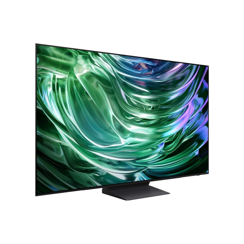 Samsung 77" Class 4K UHDTV (2160p) HDR Smart OLED TV (QN77S90DDF) front and back view