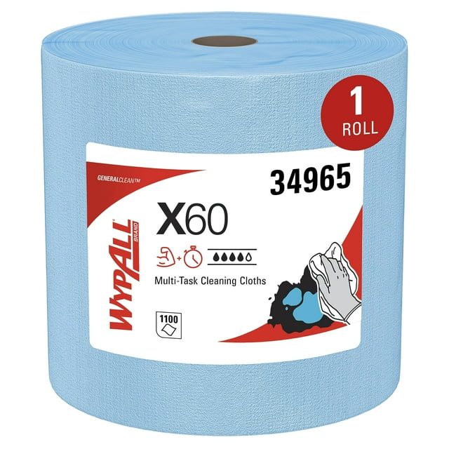 Paños de limpieza Wypall GeneralClean X60 Blue 1100 hojas
