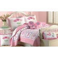 thumbnail image 2 of Papillons Roses & Fleurs Literie Fille Ensemble de Couette en Coton pour Lit Simple, 2 of 9