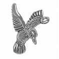 thumbnail image 1 of Sterling Silver 24" .8mm Box Chain 3D Flying Hummingbird Looking Down Pendant Necklace, 1 of 2