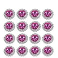 thumbnail image 1 of EeaseCA 20PCS Flatback Round Rhinestones DIY Craft Crystals Table Scatters for Jewelry Making Wedding Bridal Shower Decoration (Rosy), 1 of 8