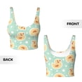 thumbnail image 6 of Sports Bras for Women Workout Tank Tops, Cute Duck Running Vest with Removable Cups, 6 of 7