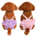 thumbnail image 1 of Flmtop Culottes Hygiéniques Physiologiques pour Chiot Caniche Rose, 1 of 7