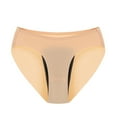 thumbnail image 2 of HVOBTTY Breathable Panties for Women, Womens Underwear, Women's High Waisted Underwear Soft Breathable Panties Stretch Briefs Seamless Ladies Briefs Beige, XL, 2 of 4