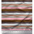 thumbnail image 1 of Soimoi Cotton Duck Fabric Abstract Stripe Print Fabric by The Yard 42 Inch Wide, 1 of 1