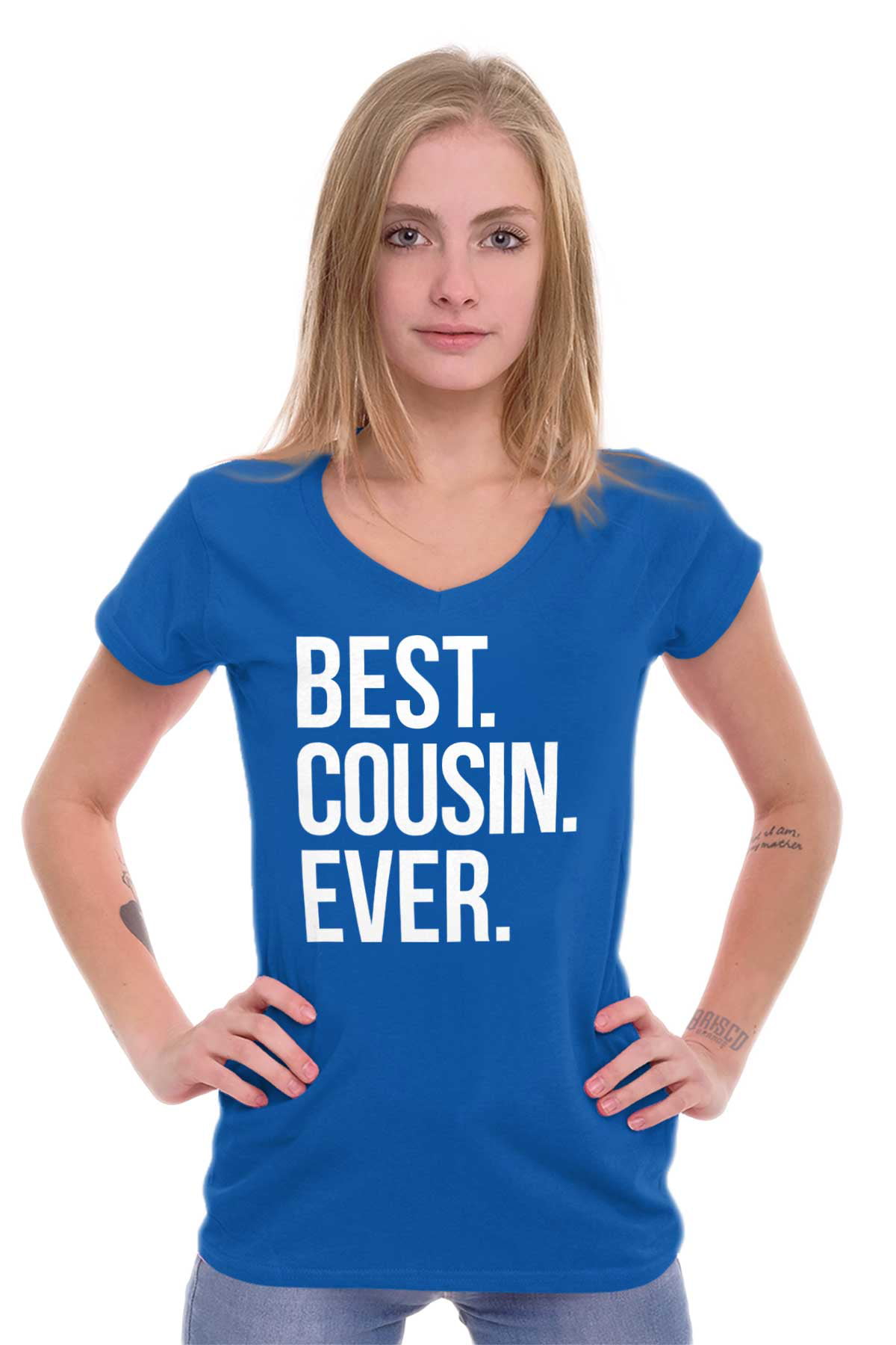 World's Best Cousin V-Neck T-Shirt 