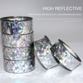 thumbnail image 6 of Bird Scare Ribbon Holographic Reflective Tape for Birds Scare Tape Double Sided Reflective Bird Reflector Ribbon for Keep Birds Away, 6 of 6
