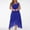 Blue, variant on Aloohaidyvio Dresses Plus Size,Womens Fashion Casual Plus Size Round-Neck Lace Sleeveless Loose Pullover Dress