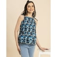 thumbnail image 5 of Moomaya Shoulder Straps Square Neck Pin Tucks Cotton Top - Women's Trendy Top, 5 of 9