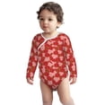thumbnail image 2 of Xecao Rose Flowers Print Baby unisex-baby Cotton Long-sleeve Bodysuits-6 Months, 2 of 6