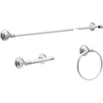 thumbnail image 3 of Better Homes & Gardens Cameron Wall Mount Spring-Loaded Toilet Paper Holder in Chrome, 3 of 7