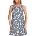 thumbnail image 1 of Xecao Robes d'Été pour Femmes, Robes Décontractées, Robes de Plage, Robes Sans Manches avec Poches, 1 of 7