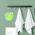 thumbnail image 5 of Unique Bargains 1 Pc Bath Shower Loofah Sponges Body Puffs for Bathroom 5.12"x5.51" Green, 5 of 6