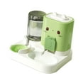 thumbnail image 4 of LOVIVER Mangeoire Automatique 2 en 1 Bol de Nourriture Compact pour Petits Chiens Chiot Lapin Vert, 4 of 8