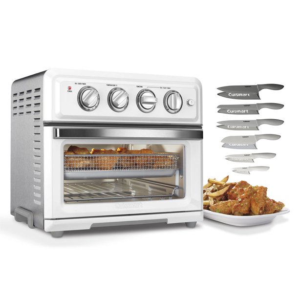 Cuisinart TOA60W Convection Toaster Oven Air Fryer with Light White