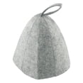thumbnail image 6 of Thicken Wool Felt Sauna Hat Hair Protection Cap Spa Bath Accessory Heat Insulating Lightweight Unisex Grey White grey Fangkenuo, 6 of 8