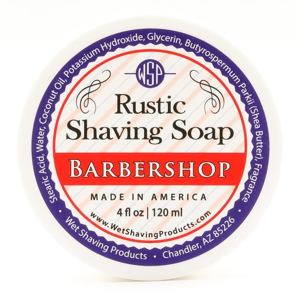 Jabón de Afeitar Vegano Rústico Wet Shaving Products 125 g