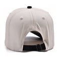 thumbnail image 6 of Helii Matching Hats for Couples Mom and Dad Hats Set of 2, Embroidered Two Tone Cotton Blend Baseball Cap, His Hers Adjustable Snapback Trucker Hat for Parents Gift Beige,One Size, 6 of 6