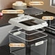 thumbnail image 5 of Recipiente grande hermético para arroz de 22 lb | Contenedor de almacenamiento de alimentos con taza medidora | Organizador de cereales, harina, cereales, comida para perros de mascota | Plástico, 5 of 6