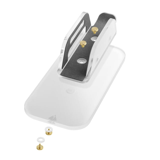 Mini soporte con escritorio antiarañazos, estante de almacenamiento para montaje debajo del escritorio, soporte de soporte Vertical shamjiam titular del soporte