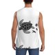 thumbnail image 4 of Balery Family Of Sea Turtles Camisetas sin mangas para hombre, absorbe la humedad y protege contra el mal olor.-Large, 4 of 7