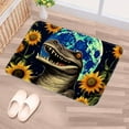 thumbnail image 5 of Sunflower Non-Slip Polyester Indoor/Outdoor Carpet Game Mat Bath Rugs Machine Washable, 5 of 6