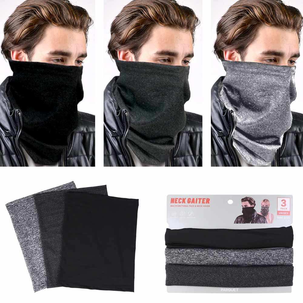 3PCS Bandanas Dust Reusable Face Mouth Fabric Scarf Protection Fashion Under Eye Nose Womens Mens Outdoor Comfortable Washable Breathable 