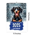 thumbnail image 3 of Prix Rabais! Calendrier Teckel, Noir, 11.7*7.8*0.39 Po, Calendrier Papier 2024 X1 Relocy, 3 of 8