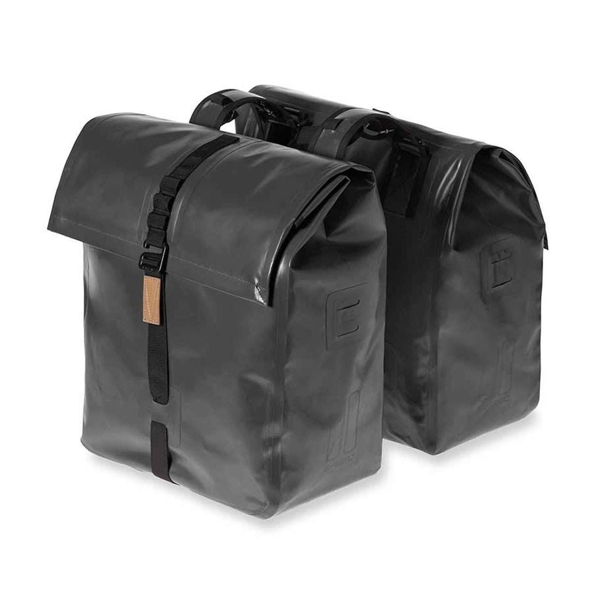 Basil Urban dry Double Bag doble pack bolsa 50 l impermeable negro