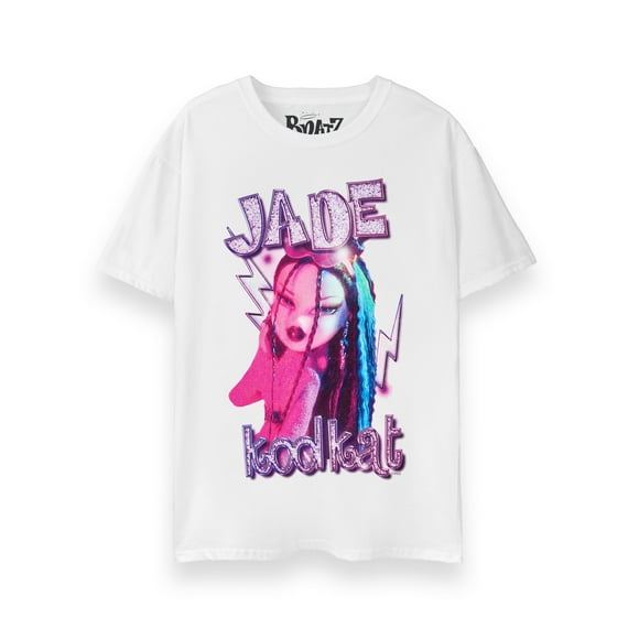 Bratz Womens White Short Sleeved T-Shirt