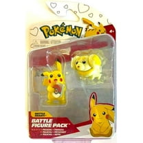 Pokemon Battle Ready Action Figures, Pikachu and Fidough, Valentine's Day 2-Pack