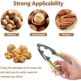 thumbnail image 3 of Nutcracker,Nut Crackers,Nut Tool Zinc Alloy Nutcracker, for Walnuts, Walnuts, Pecans, Hazelnuts, Almonds (B), 3 of 5