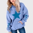 thumbnail image 2 of Girls Cute Graphic Hoodie Casual Long Sleeve Hooded Sweatshirt Pullover Tops,6-12 Months 12-24 Months 2t 3t 4t 5t 6t 7t 8t 9t Children Blue 5-6 Years, 2 of 4