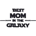 thumbnail image 1 of Best Mom In The Galaxy Cartoon Characters Wall Art Vinyl Sticker Design Decal Girls Boy Kid Bedroom Nursery Kindergarten Fun Home Children Room Decor Sticker Wall Vinyl Decoration Size (20x20 inch), 1 of 1