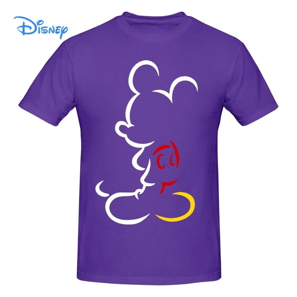 Mickey Mouse T shirt Harajuku Short Sleeve Disney T-shirt 100% Cotton Graphics Tshirt Brands Tee TopL Gao Jinjia LED