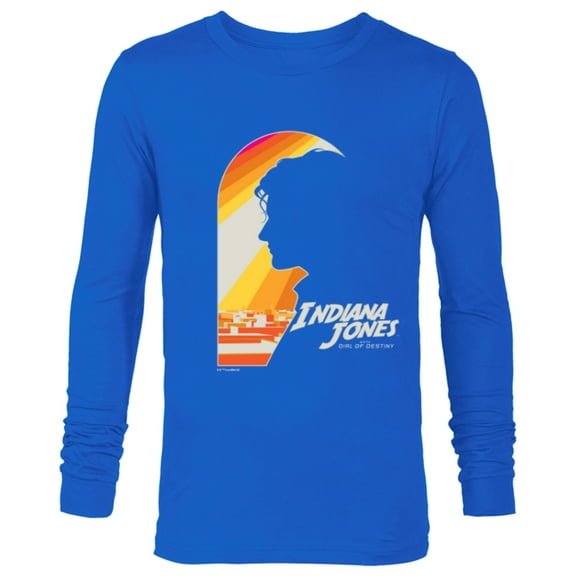 Lucasfilm Indiana Jones and the Dial of Destiny Helena Sun - Long Sleeve T-Shirt for Men - Customized-Navy