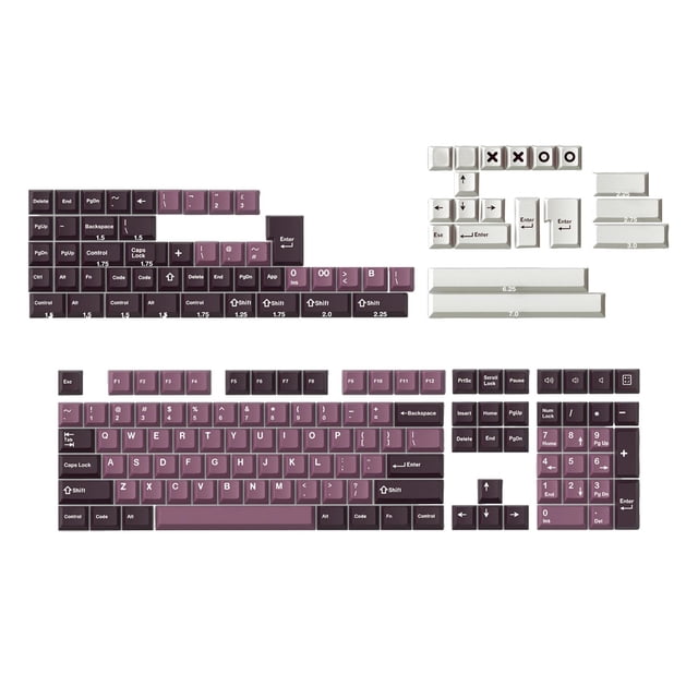 173 Keys Dye Sublimation Custom PBT with Key Puller Key Caps Set Switches and , CUTICAT teclas mecánicas