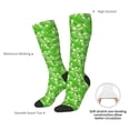 thumbnail image 4 of KLL Green Cucumber Print Cool Socks Men's Women's Crew Socks Funny Crazy Novelty Stockings, 4 of 6