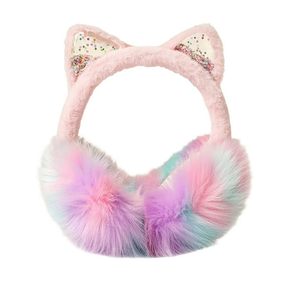Hearth & Gear Winter Warm Cat Ear Headband Cozy Ear For Girls Cold Weather Outdoor Sports under The Desk Elliptical Indoor Cycling Desk Workout Items for Women at Home Exercises Bands for Women